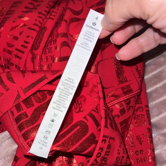 Lululemon Wunder Under High-Rise Tight 28” Full-On Luxtreme Manifesto 20YR. NWOT - Picture 12 of 12